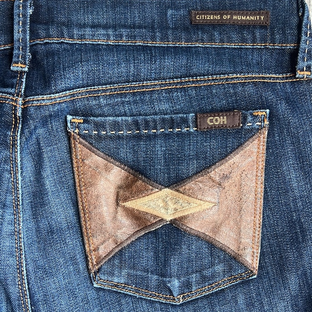Citizens of‎ Humanity "Ingrid" Stretch Low Waist Flare Jeans Women’s Size 28
